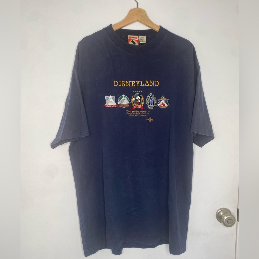 Vintage Disneyland Embroidered Tee, Size 3XL